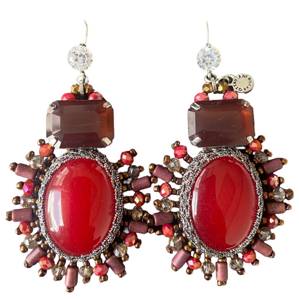 Ottaviani Bijoux Stunning Statement Earrings-Rare! - image 1